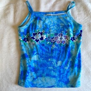 Bonkers clothing company size medium tank top Hawaiian inspired print.